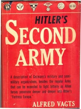 Hardcover Hitler's Second Army Book