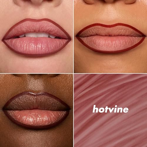 Image of e.l.f. Main Stain Lip Marker, Hotvine | Lip Stain Lip Liner, Define, Contour & Fill for Long-Lasting & Transfer-Resistant Color, Vegan & Cruelty-Free