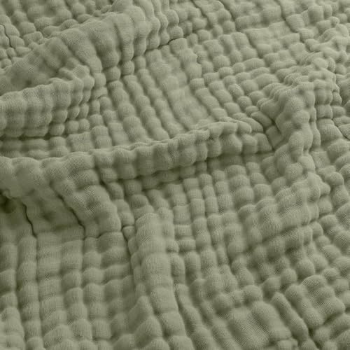 Couverture mousseline adulte 100% coton prélavé 150x200 cm
