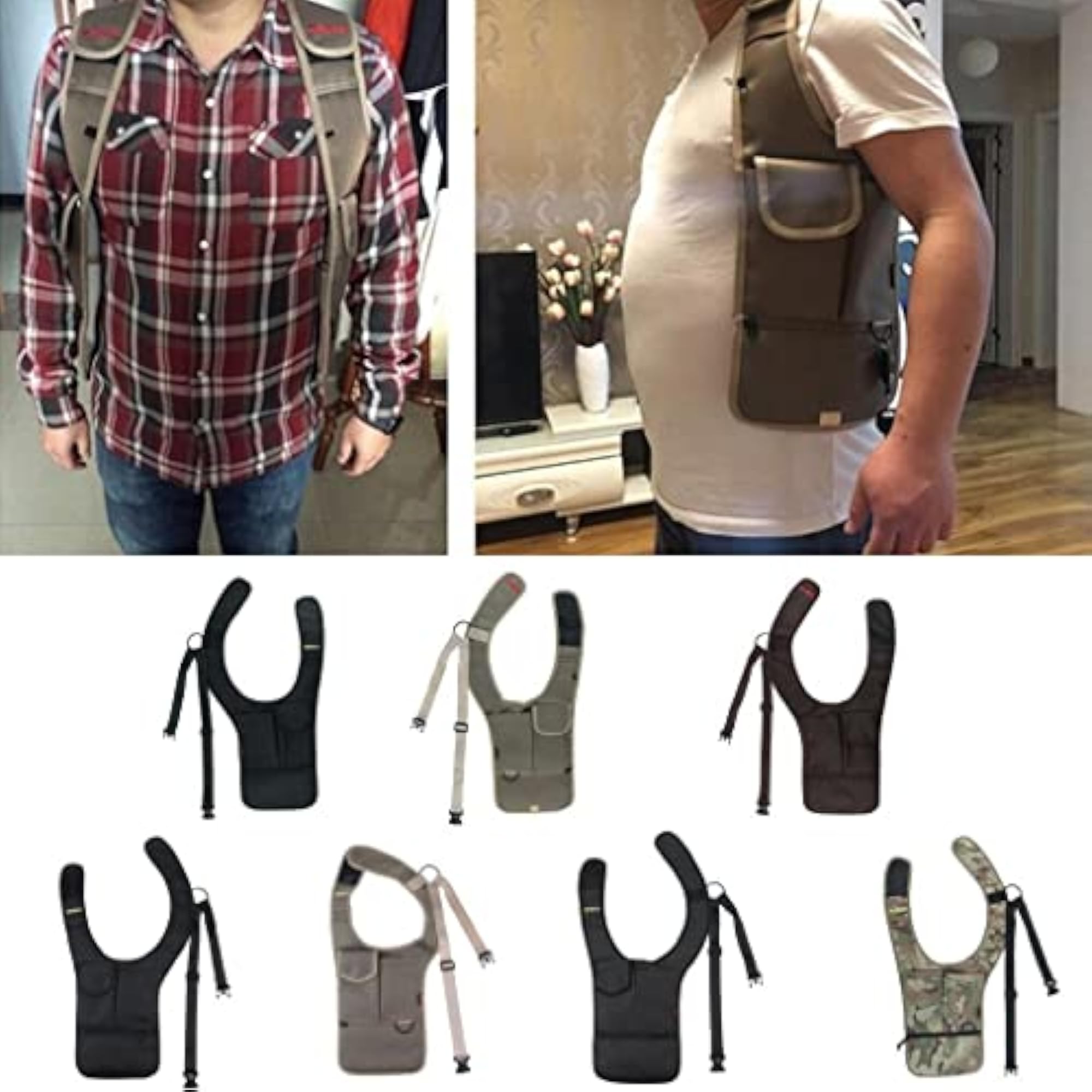 Anti-Thief Hidden Security Bag Underarm Shoulder Messenger Bag