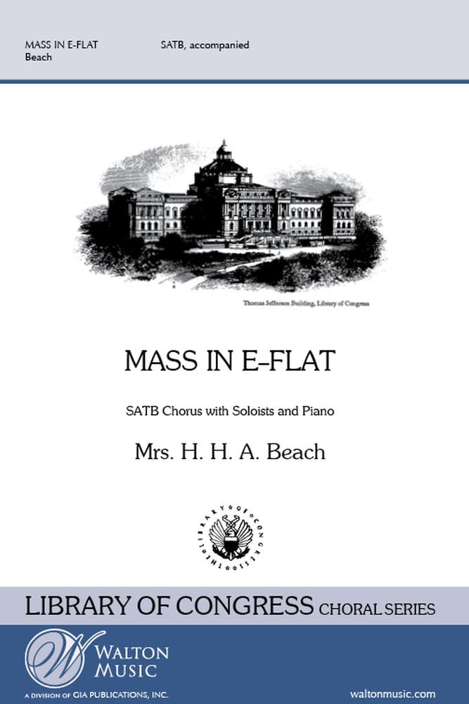 Mass in E Flat. Mixed Choir And Accomp.. Vocal Score