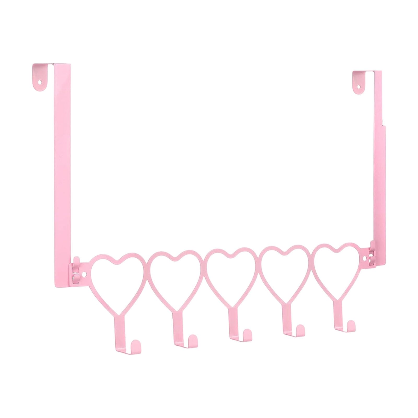 Kaeltsyn Love Money Practical Versatile Over Door Hook For Bedroom Bathroom Metal Hanger For Hanging Clothes Towels Hook