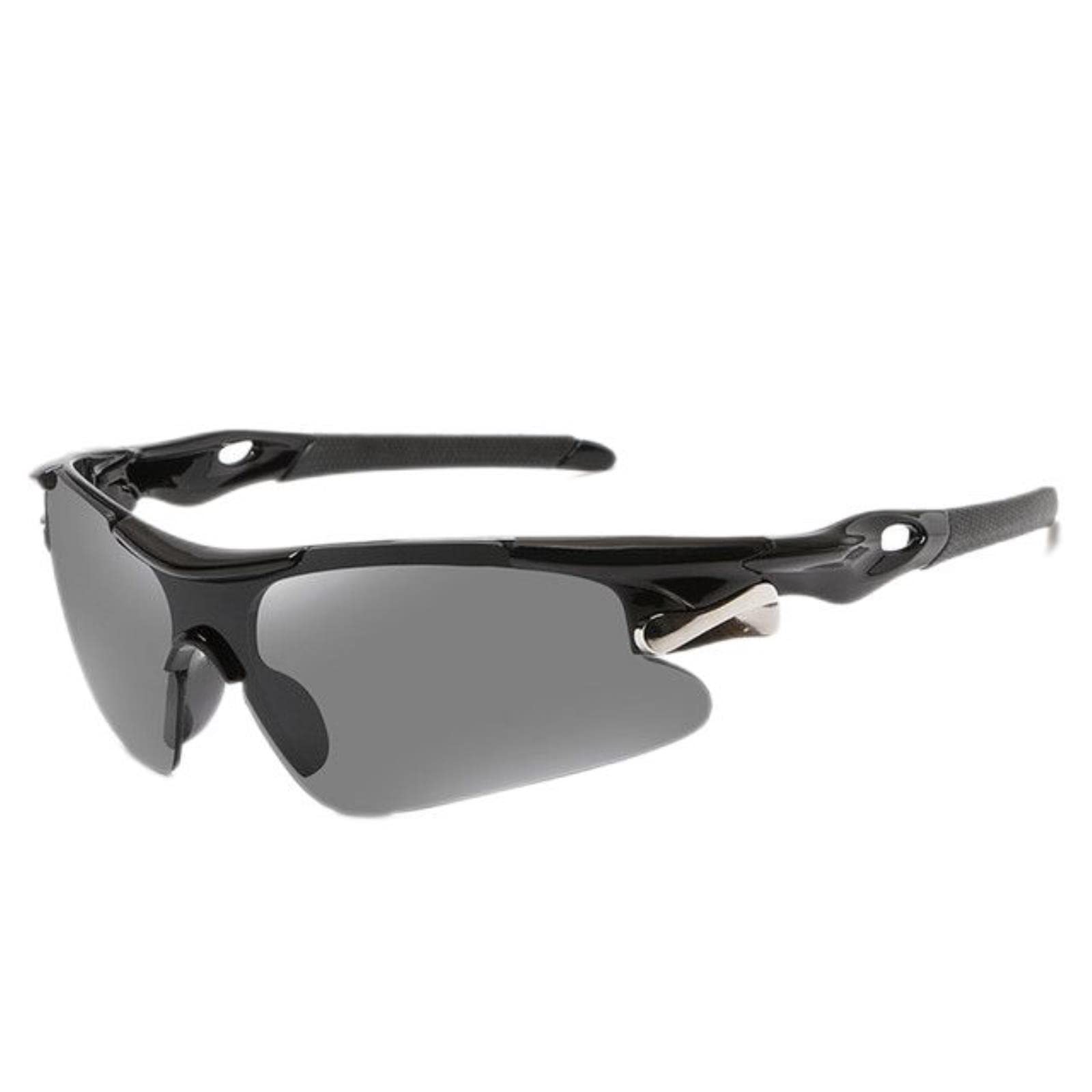Vfdaswqq Men's One Color Cycling Goggles, Road Bicycle Glasses Mountain Cycling Riding Protection Goggles Eyewear Bike Sunglasses-Gray