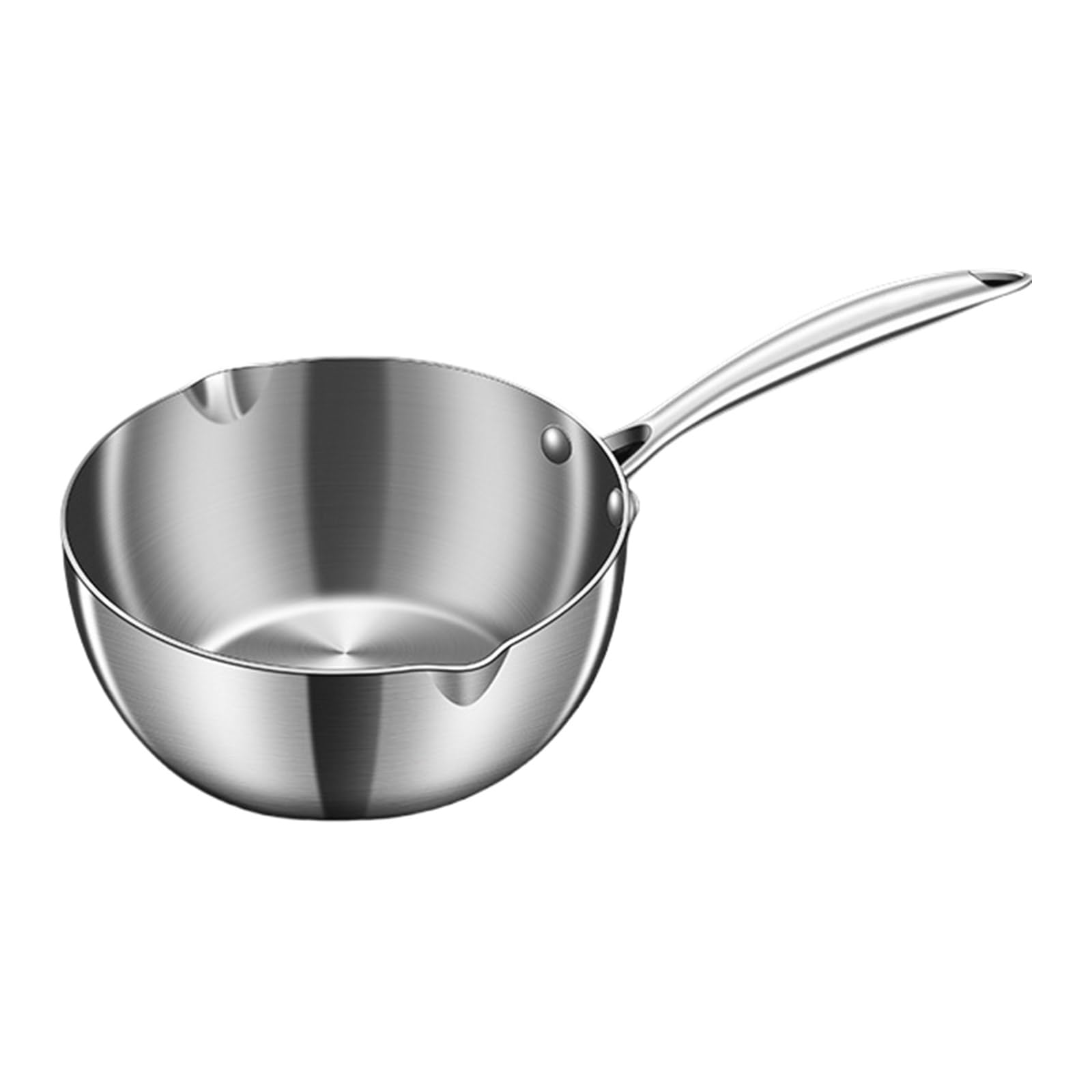 Elnwnnkc Kitchen Small Pots Small Frying Pans Heating Pans 304Stainless Steel Texture Suitable for Sauteing and Boiling Multifuntional Cooking