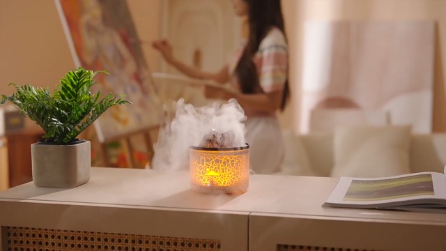 Difusor Volcano para aceites esenciales con humidificador y autoapagado miniatura 7