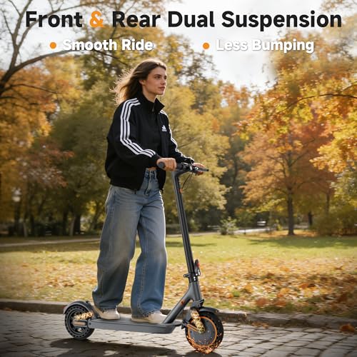 500W Electric Scooter for Adults, Motorized E-Scooter with