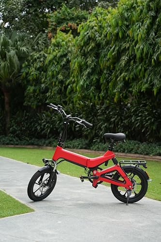 Image of Aoki Flex CR Electric Cycle | Foldable 16 Aluminum Alloy Frame | Smooth Suspension System | City Commute Efficiency | Compact Portable Design | Urban Ride Comfort | Lightweight Structure