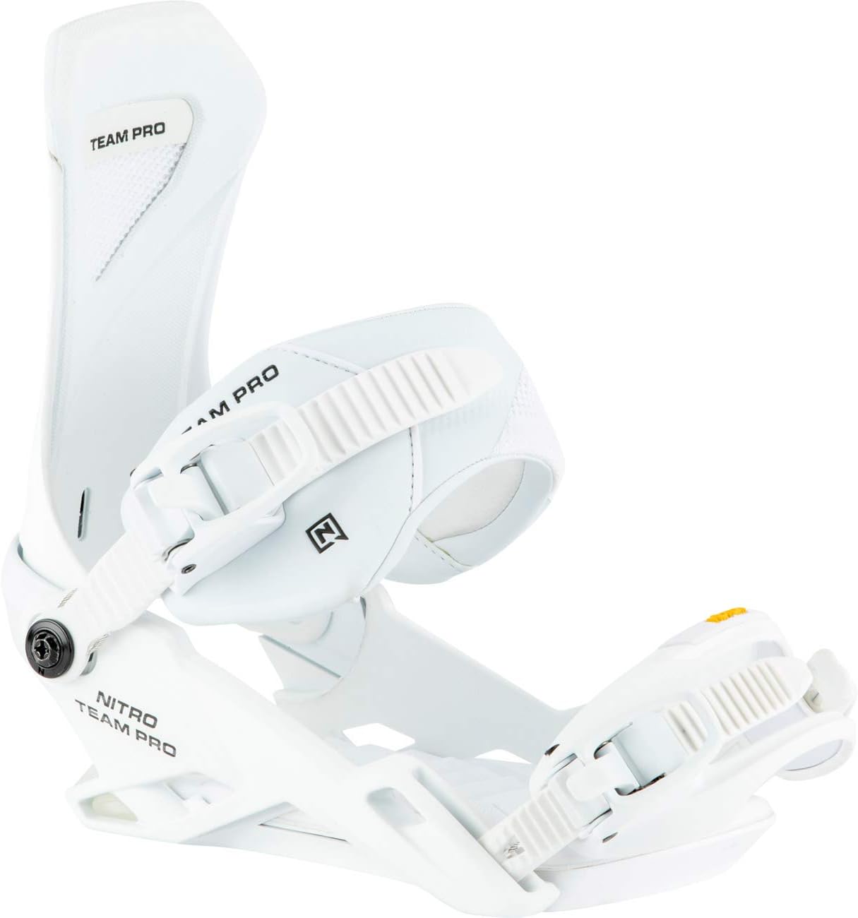 Nitro Snowboards Team Pro Nitro Snowboard Bindings, Men, White Shadow, M
