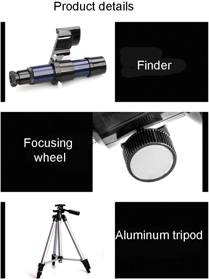 Telescope for Kids 70mm Apeture Travel Telescope 400mm AZ Mount,Good Partner to View Moon and Planet, Portable Travel Telescope with Backpack and Tripod for Kids and Beginners