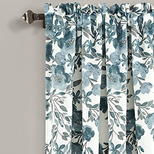 Panneaux de fenêtre filtrant la lumière bleu et gris Lush Decor Tanisha 132x213 cm - 3