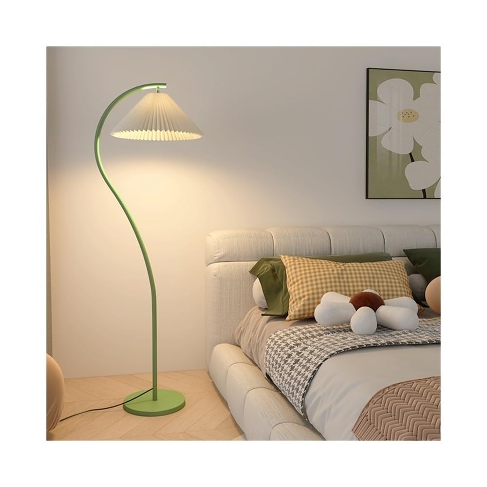 Mw9sBd8rF Floor Lamp Green Floor Lamp Living Room Minimalist Bedroom Ambiance Bedside Vertical Table with Shade