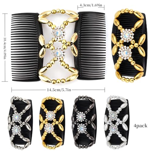 Beaded slides,4 pcs Stretchy Double - Image 2