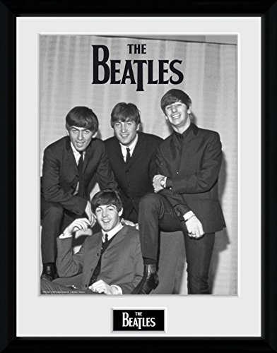 1art1 The Beatles Poster Chair Affiche Encadrée Pour Fans Et Passionnés| Images Murales | Dans Un Cadre Photo 40×30 cm - Les Beatles, Paul McCartney, John Lennon, RIngo Starr, George Harrison 1art1 The Beatles Poster Chair Affiche Encadrée Pour Fans Et Passionnés| Images Murales | Dans Un Cadre Photo 40x30 cm