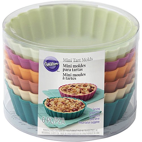 Wilton Tart and Pie Molds - Mini Silicone Molds