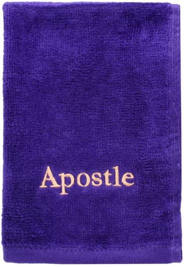 Swanson Christian Towel-Apostle-Purple w/Gold Lettering