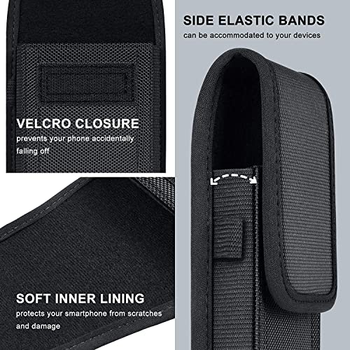 ykooe Handy Gürteltasche Premium Gürtel Tasche Handytasche Halterung Universal für iPhone 16 15 14 13 12 Pro Max 7 8 Plus, Samsung Galaxy S21 FE S25 S24 S23 S22 S21 S20 FE (L)