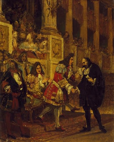 Affiche de Arts De Célèbres Tableaux Pierre étant reçu par Desire Court Toile 60x90cm