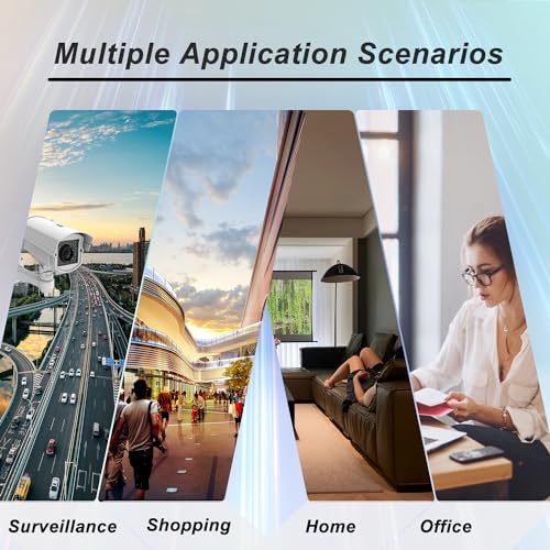 Image of Mini 10G SFP+ Media Converter, Unmanaged 10G /5G /2.5G /1G /100M Copper to 10G Base-X SFP+ Media Converter Fiber Transceiver, DC 12~48V, (-40F to 167F)