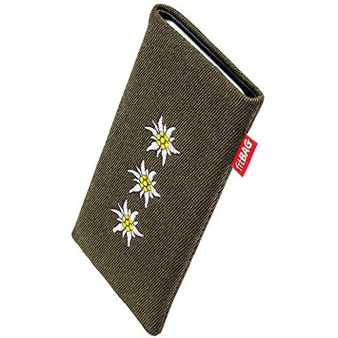 fitBAG Trachten Edelweiss custom tailored sleeve for Nokia 7 Plus Cover