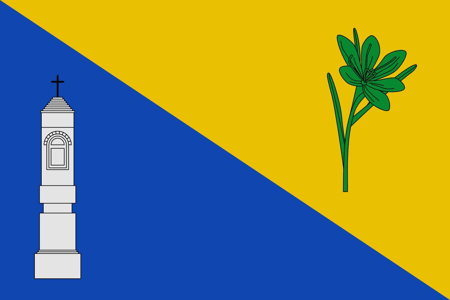 Drapeau large Plou Teruel pour décorer votre salon ou vos événements