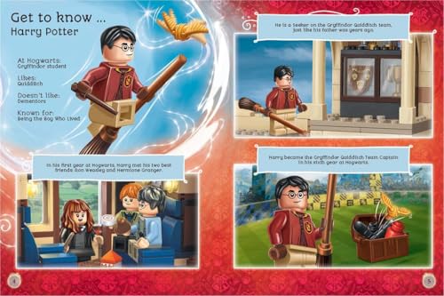 Image of LEGO Harry Potter: Official Yearbook 2025 (with Harry Potter minifigure, broomstick and Golden Snitch) (LEGO Annual)