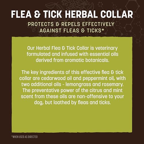 Earth Animal Apothecary Natural Flea & Tick - Herbal Collar for Medium Dogs - 1 Collar