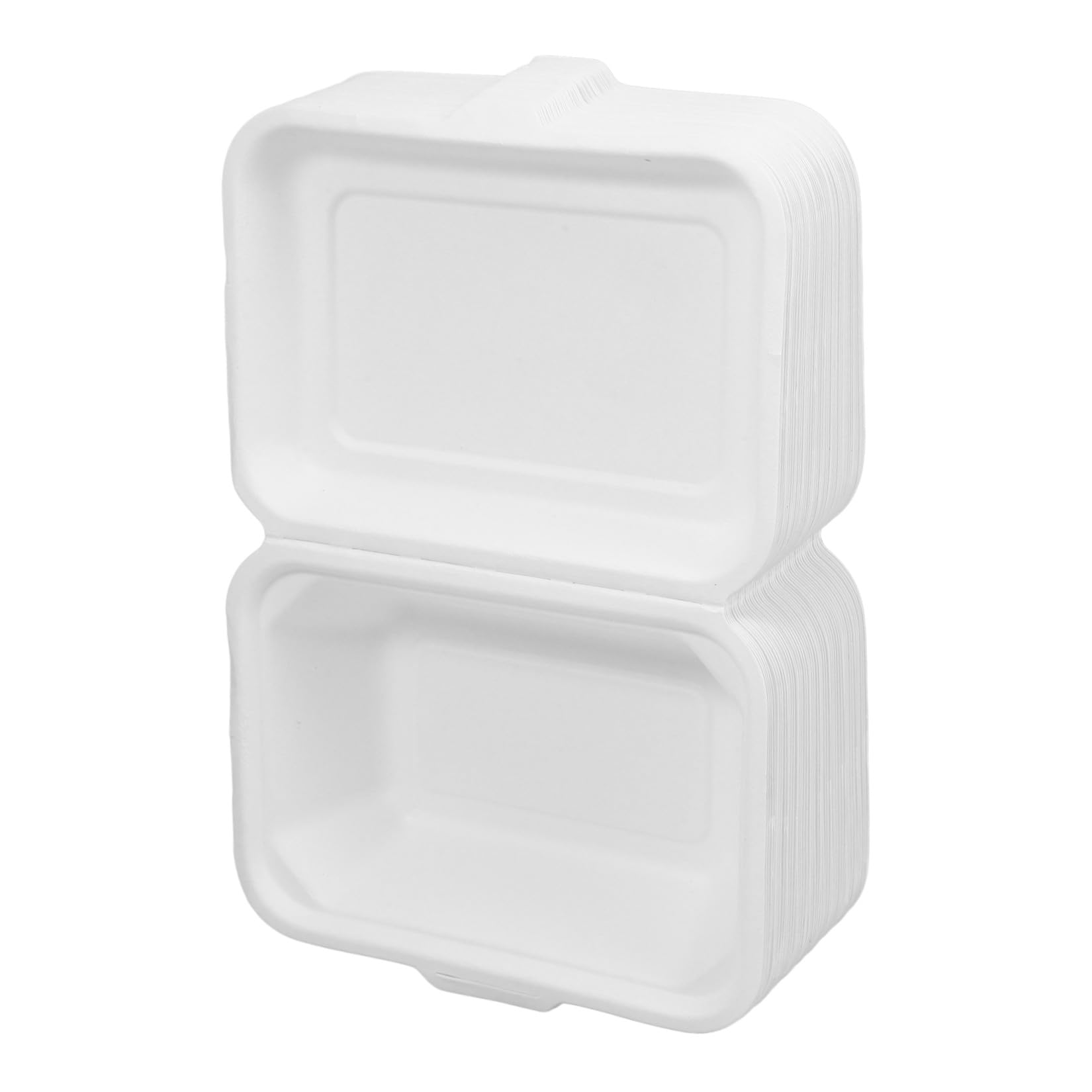 PRETYZOOM Scatola Alimentare Monouso 600ml in Carta Bianca 50 Pezzi