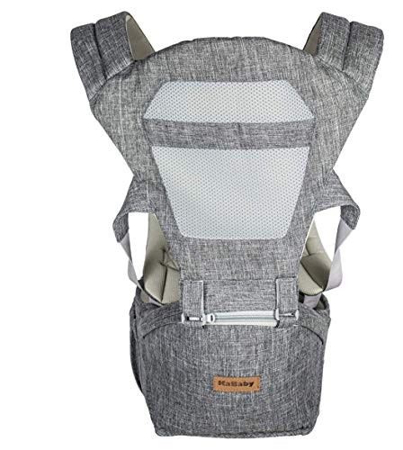 Canguru Seat Air Cinza Mescla, KaBaby, Cinza Mescla