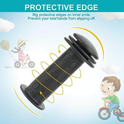 RAFIYU manopole bici bambino,1 Paio 22mm piccola