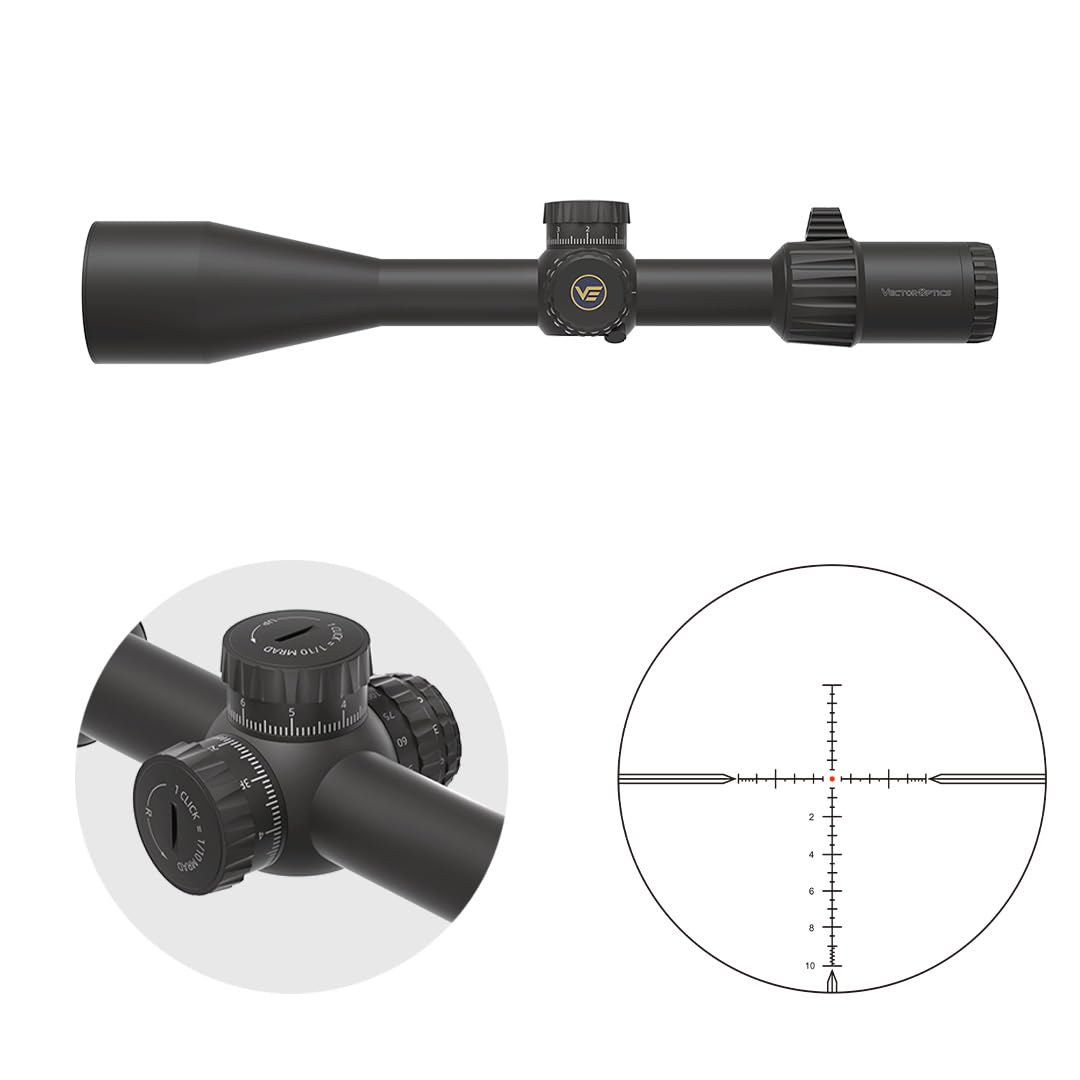 Vector Optics SCFF-66 Taurus 5-30x56 Genii MIL Lunette de visée pour sport, airsoft et chasse