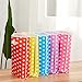 Plastic Party Favor Bags Assorted Colors 50 pcs (Cute Dots)