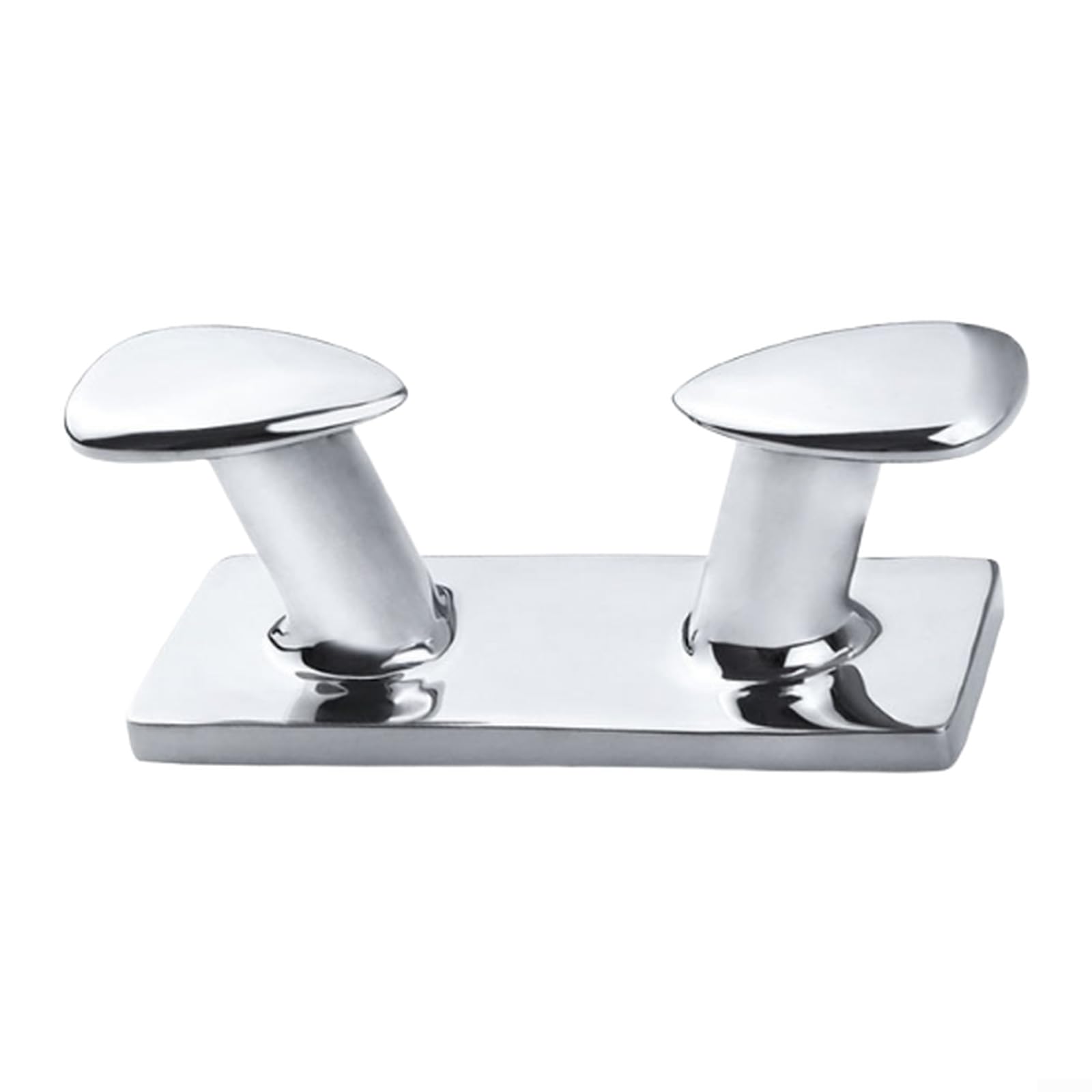 Bitta per ormeggio in acciaio inossidabile 316 da 15,2 cm, lucidata a specchio per molo di yacht e barche, hardware resistente per la sicurezza delle navi