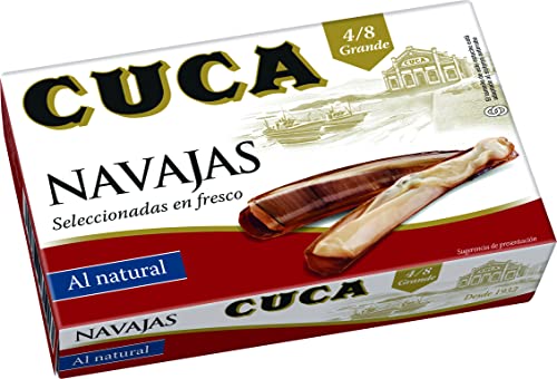 Navajas al natural 4/8 piezas 120g - 5 unidades Cover