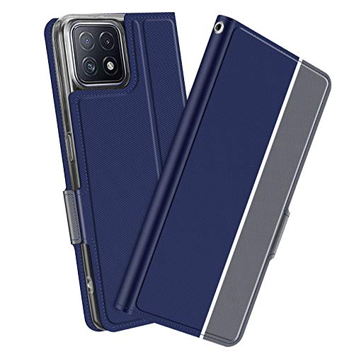 PCATEC OPPO A73 �p �蒠�^�P�[�X �l�C�r�[�u���[&�O���[ �c�[�g�[���J���[ �X�g���b�v�t���}�O�l�b�g ������� �|�P�b�g �V���v�� �X�}�z�P�[�X