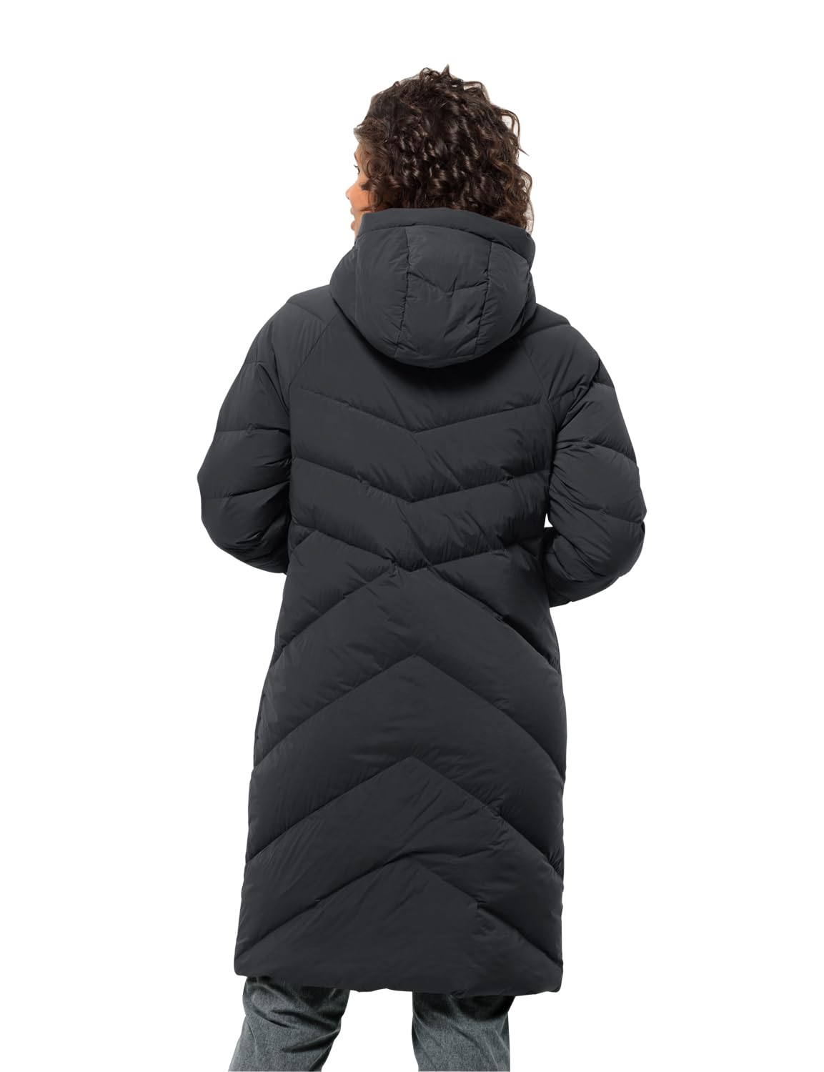 Jack Wolfskin Damen Marienplatz Coat W Daunenmantel, Phantom, XXL EU – Ansicht 2