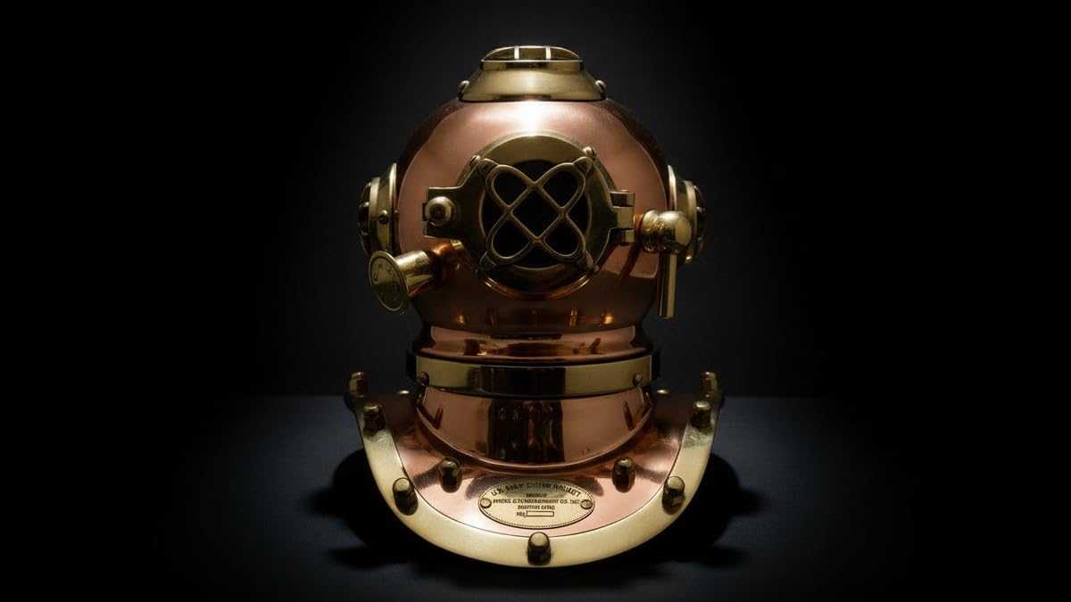 Amazon.co.jp: Antique Reproduction Sea Diver Decorativeダイビング 