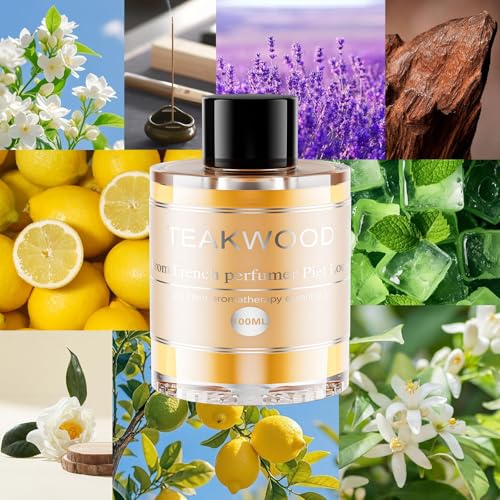 Image of Car Air Freshener Refill 3.5OZ /100ml Glass Bottle, CO01 /Dedicated Long Lasting Fragrance Oil Auto Air Freshener, Car Diffuser Essential Oil Made of Natural Plant Extracts (Teakwood + Mahogany)
