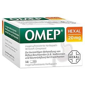 OMEP HEXAL 20 mg magensaftresistente Hartkapseln 14 St