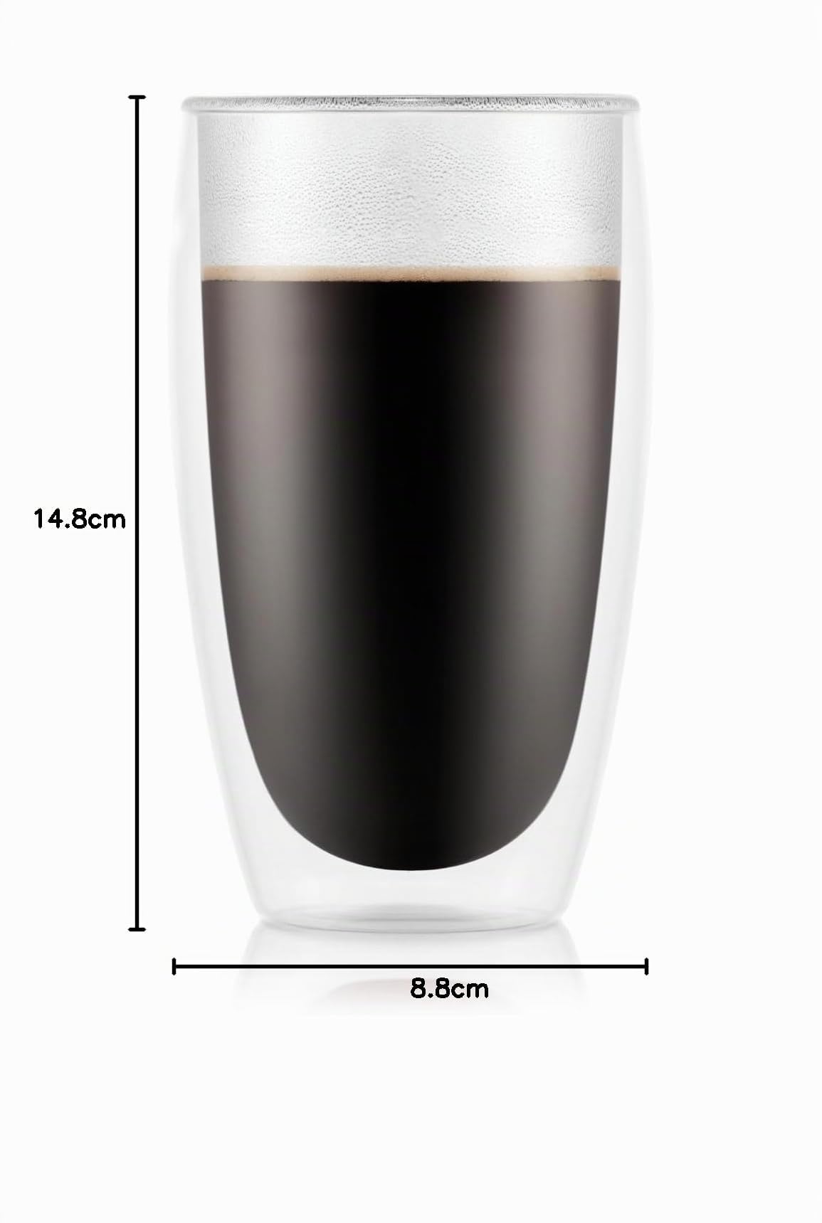 Bodum 4560-10-12 PAVINA Set 6 Verres, Double paroi, 0,45 L