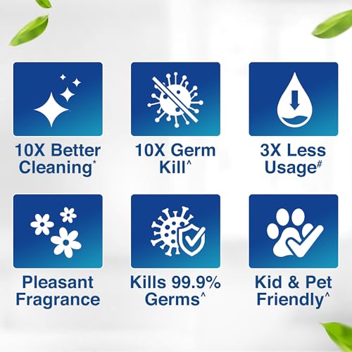 Image of Lizol Kitchen Cleaner Spray - 450ml (Pack of 2) + 1 Free Scotch-Brite Sponge Wipe & Lizol Disinfectant Surface & Floor Cleaner Liquid, Citrus - 1 Litre