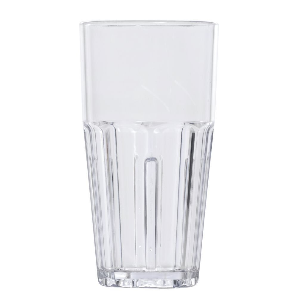 G.E.T. Bahama Clear SAN Plastic 16 Oz Beverage Tumbler by GET – 16.0 fluid_ounces, SAN (Styrene Acrylonitrile), Clear, Pack of 72, Model 9916-1-CL