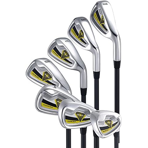 Young Gun ZAAP Junior Kid Golf Club 6 Iron Right Hand Yellow Age 3-5 Cover