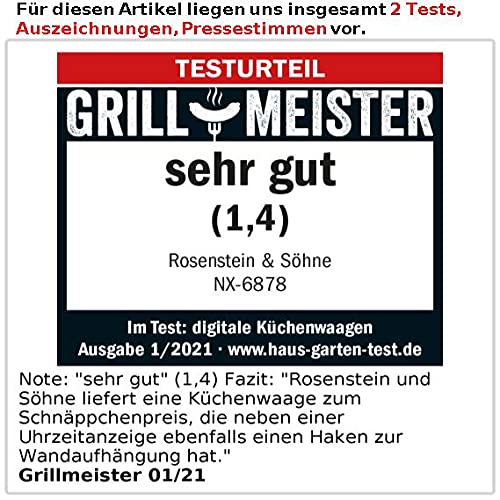 Rosenstein & Söhne Bilancia digitale: Bilancia da