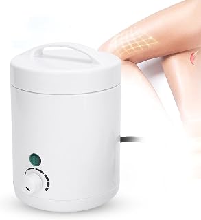 ZJchao Mini Hair Removal Wax Hot Machine, Paraffin Wax Warm Machine with 6 Gears Temperature Adjustment for Men Women, Waxing Pot Warmer Hair Removal (US Plug)