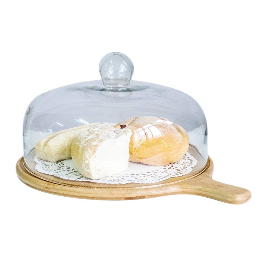 Dôme de gâteau en bois anti-dessèchement pour protéger vos pâtisseries et sushis