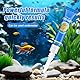 4 Stück Aquarium Kleber, Korallenkleber, Transparent Unterwasserkleber Wasserfest für Pflanzen, Moos, Aquascaping, Wasserpflanzen, Korallen, Stein, Holz, Schnell Trocknend & Schnelle Aushärtung