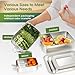 304 Stainless Steel Bento Box 3 Pack Stainless Steel Containers With Lids 81oz/47oz/29oz,Leak-Proof & Stackable Storage Stainless Steel Food Storage Containers for Soup Salad Leftover