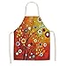 Tablier Cuisine Homme, Creative Dry Tree Print Orange Unisexe Antifouling Tabliers De Cuisine Pour Femmes Tabliers De Cuisson Pour Hommes Masterchef Tablier Pour Enfant Adulte Jardin Cofe Tablier De
