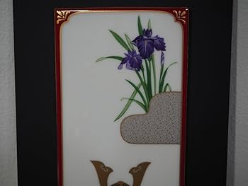 Amazon | ノリタケ五月人形陶額 ≪金彩色絵辰砂陶額≫ 五歳時記