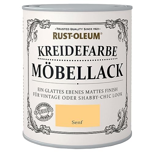 Rust Oleum Möbellack Kreidefarbe Senf Matt 750 ml